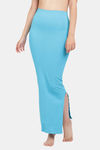 Red Rose Cotton Infused Medium Control Flared Saree Shapewear - Aqua Blue — thumbnail 1